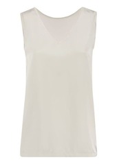 FABIANA FILIPPI V-neck viscose tank top