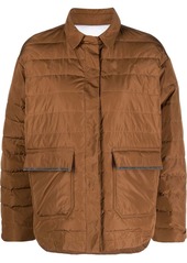 Fabiana Filippi flap-pocket padded jacket