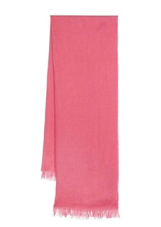 Fabiana Filippi frayed linen-silk scarf