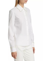 Fabiana Filippi Funghetto Piped Poplin Shirt