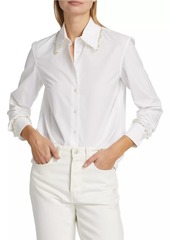 Fabiana Filippi Funghetto Piped Poplin Shirt