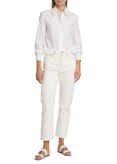 Fabiana Filippi Funghetto Piped Poplin Shirt