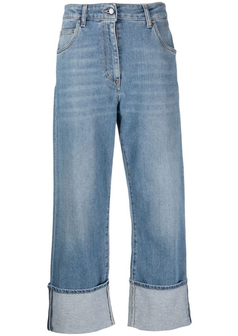 Fabiana Filippi high-waisted cropped jeans