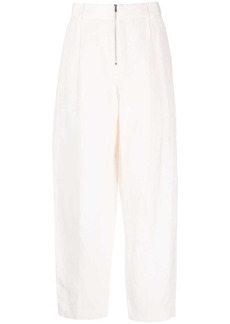 Fabiana Filippi high-waisted linen-silk blend trousers