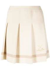 Fabiana Filippi logo-embroidered pleated golf skirt