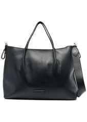 Fabiana Filippi logo-patch leather shopper bag