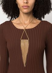 Fabiana Filippi metallic fringed necklace