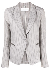 Fabiana Filippi micro-beaded stripe linen blazer