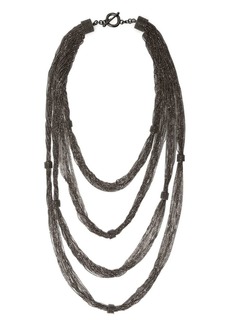Fabiana Filippi multi-chain beaded necklace
