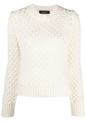 Fabiana Filippi open-knit long-sleeve jumper