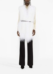 Fabiana Filippi panelled faux-fur gilet