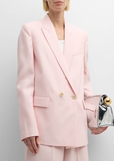 Fabiana Filippi Peak-Lapel Double-Breasted Jacket