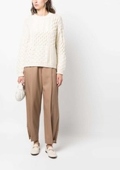 Fabiana Filippi pleat-detail tapered trousers