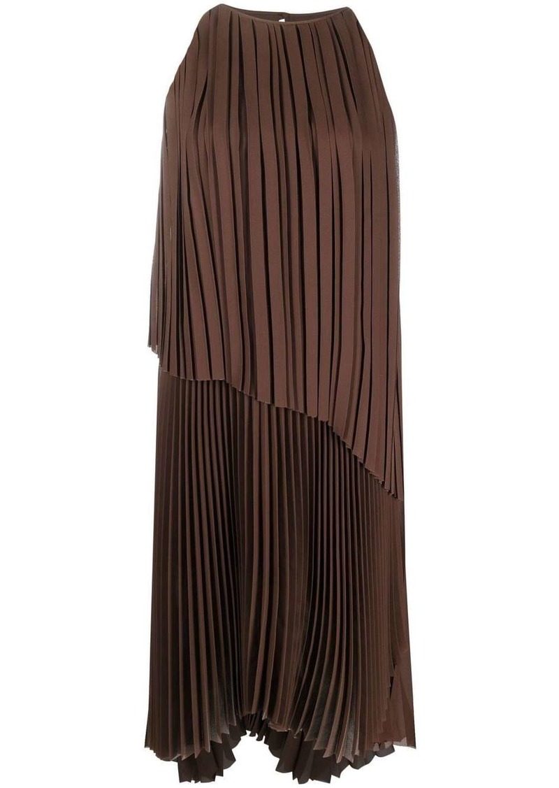 Fabiana Filippi pleated asymmetric dress