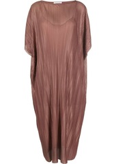 Fabiana Filippi plissé kaftan midi dress