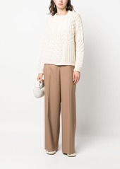 Fabiana Filippi pressed-crease wide-leg trousers