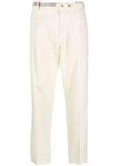 Fabiana Filippi rhinestone-embellished high-waist trousers