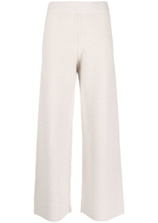 Fabiana Filippi ribbed-knit straight-leg trousers