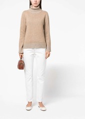 Fabiana Filippi roll-neck knitted top