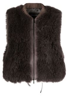 Fabiana Filippi shearling zip-up gilet