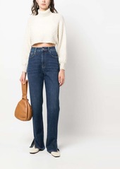 Fabiana Filippi side-slit bootcut jeans
