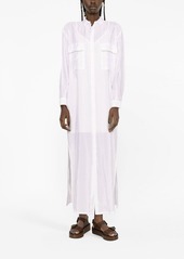 Fabiana Filippi side-slits shirt dress