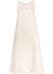 Fabiana Filippi stripe-print linen dress