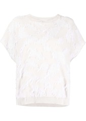Fabiana Filippi textured cotton T-shirt