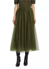 Fabiana Filippi Tulle Full Midi-Skirt