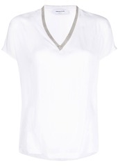 Fabiana Filippi V-neck short-sleeve T-shirt