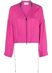 Fabiana Filippi V-neck zip-up jacket