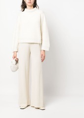 Fabiana Filippi wide-leg cashmere knitted trousers