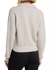 Fabiana Filippi Wool-Blend Rib-Knit Polo Sweater