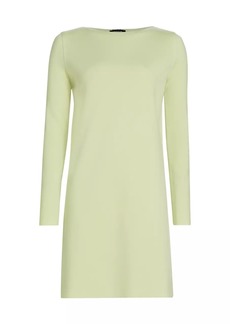 Fabiana Filippi Wool Long-Sleeve Sheath Dress