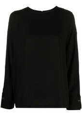 Fabiana Filippi zip-up round-neck sweatshirt