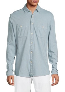 Faherty Double Pocket Solid Shirt