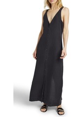 Faherty Big Sur Linen Maxi Dress