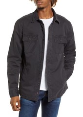 Faherty CPO Blanket Lined Stretch Organic Cotton Shirt Jacket