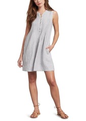 Faherty Isha Linen Swing Dress