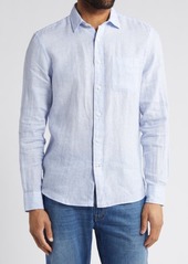 Faherty Laguna Linen Button-Up Shirt