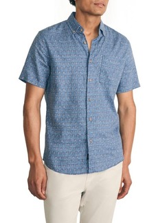 Faherty Laguna Short Sleeve Linen Shirt
