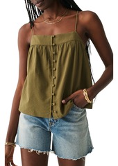 Faherty Marina Seersucker Camisole in Military Olive at Nordstrom Rack