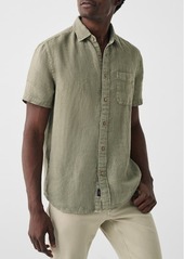 Faherty Men's Laguna Short Sleeve Linen Button-Up Shirt