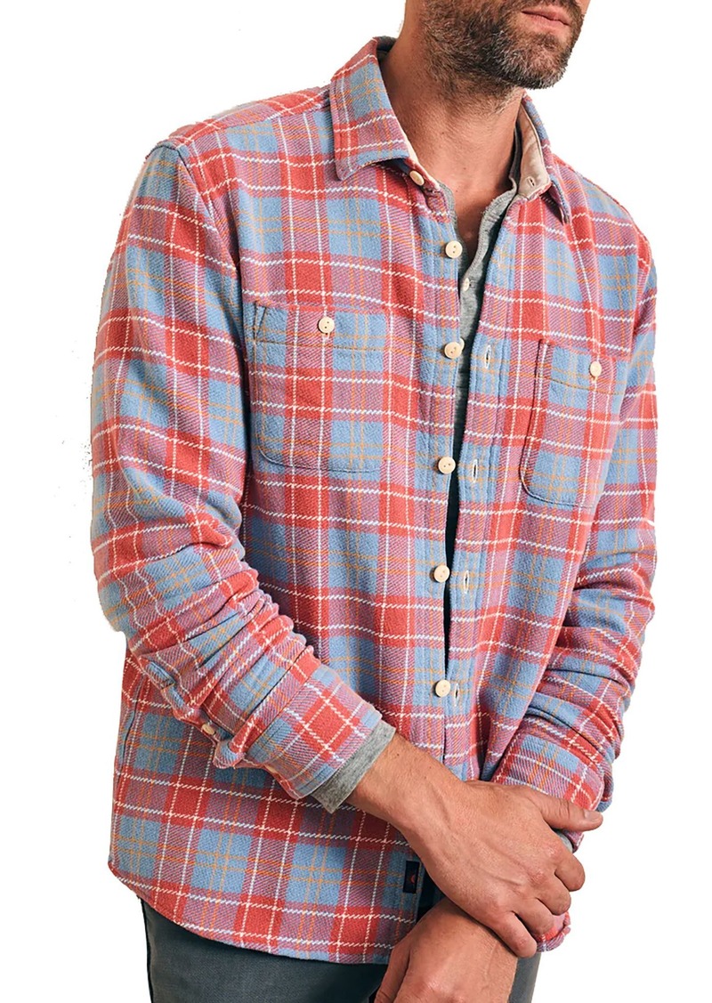 Faherty Men's The Surf Flannel Shirt, Small