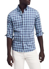 Faherty Movement CheckLong Sleeve Button-Up Shirt in Ocean Drive Plaid at Nordstrom