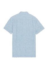 Faherty Short Sleeve Basketweave Shirt