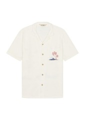 Faherty Short Sleeve Cabana Towel Terry Shirt