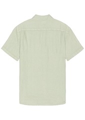 Faherty Short Sleeve Linen Laguna Shirt