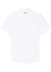 Faherty Short Sleeve Linen Laguna Shirt