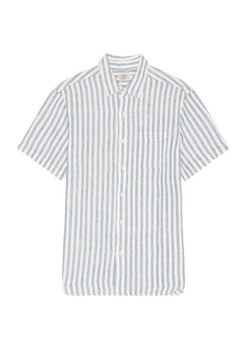 Faherty Short Sleeve Palma Linen Shirt